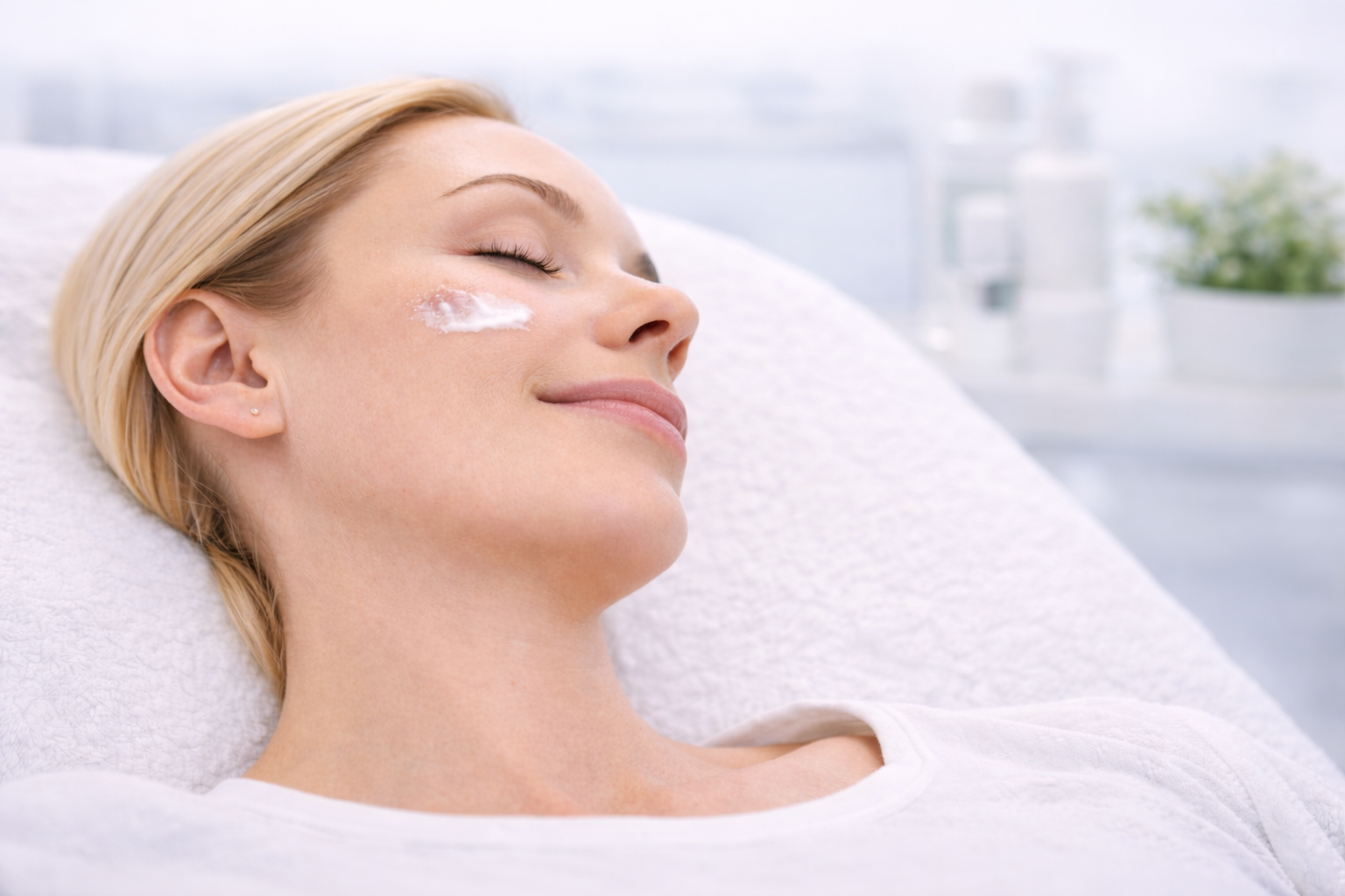 Calm skin treatment experience